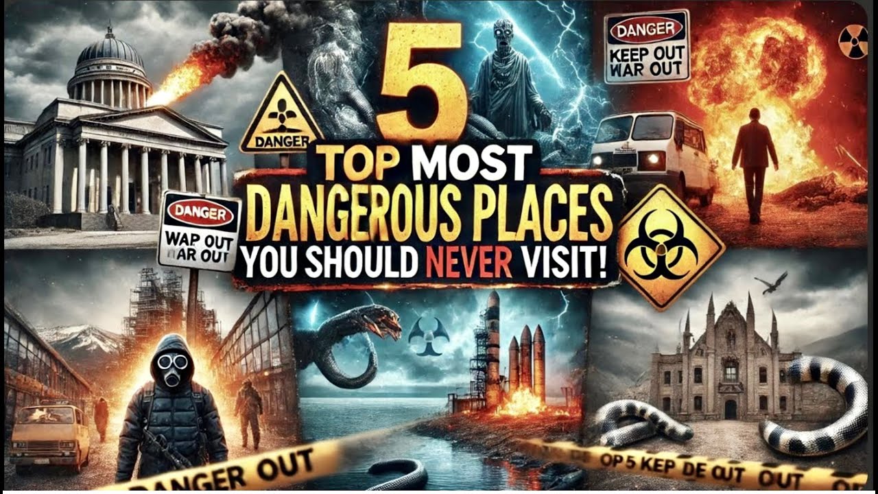 Top 5 Most Dangerous Places You Should Never Visit #DangerousPlaces #ForbiddenZones #MostDangerous