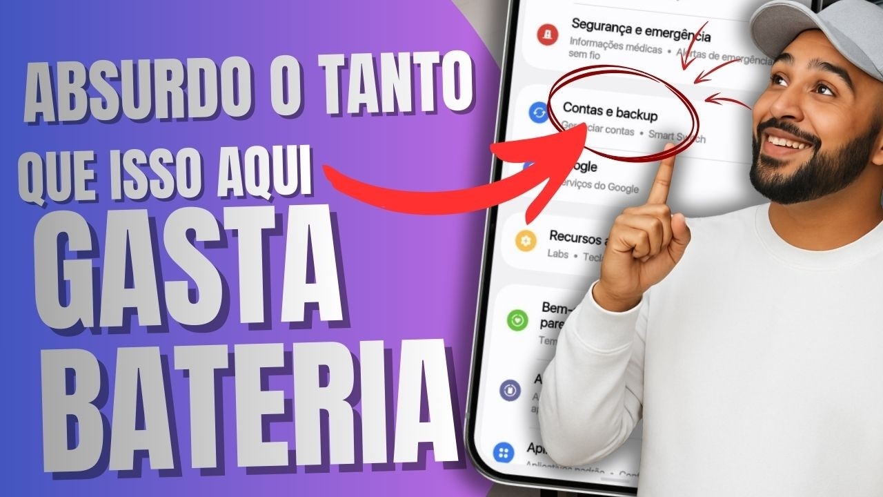 Descobri que Função CONTAS e BACKUP Gasta muita bateria do seu Smartphone! Ninguém fala sobre isso!