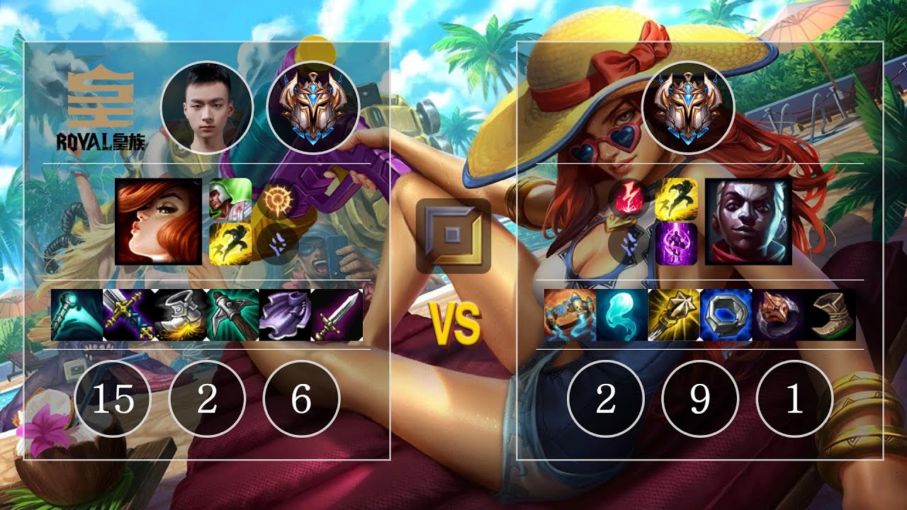 RNG Able Miss Fortune vs Ekko Bot - KR Challenger Patch 10.10