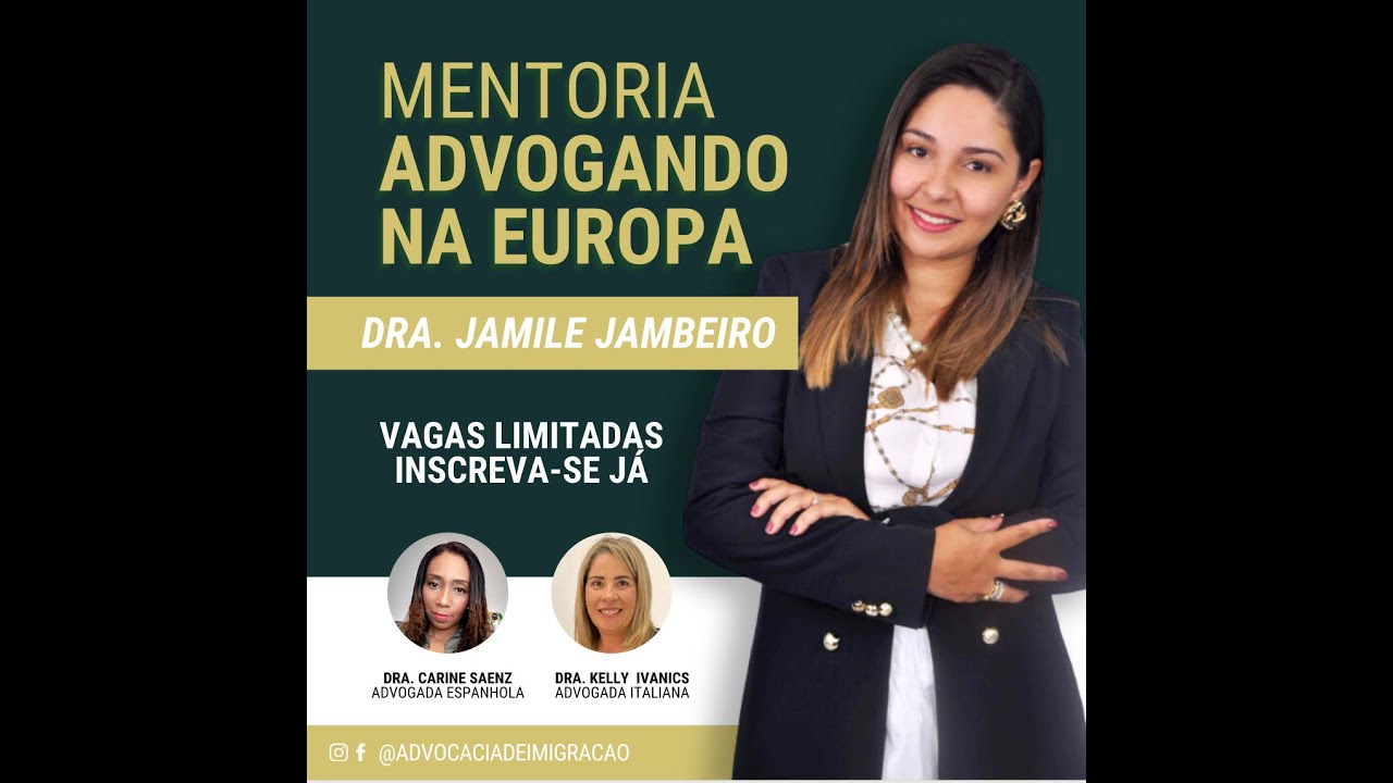 Lançamento da NOVA TURMA - Mentoria "Advogar em Portugal".