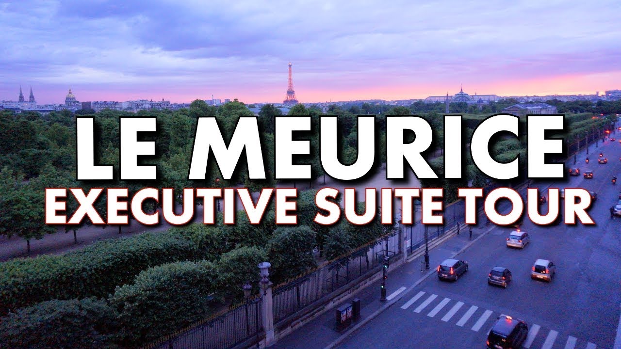 BEST PALACE HOTEL IN PARIS - LE MEURICE EXECUTIVE SUITE TOUR