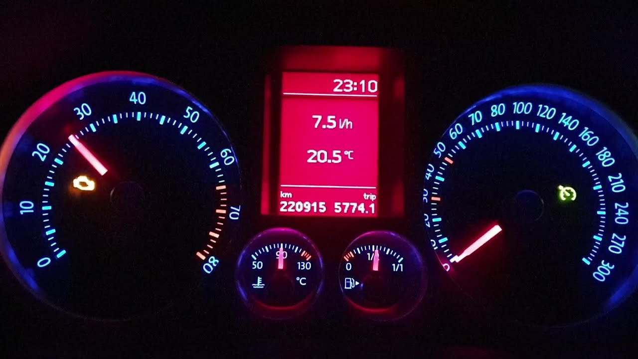 Golf V GTI 2.0 Turbo Sound Acceleration (0-200)