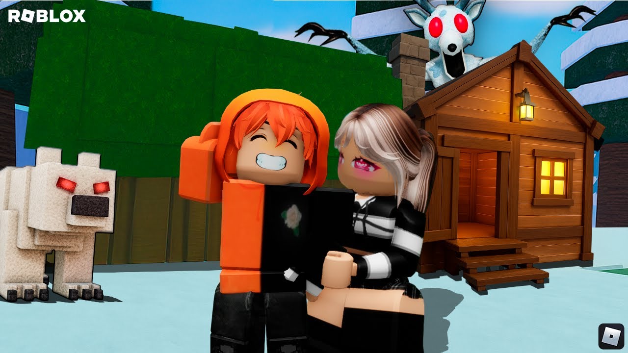 I BUILT A SNOW HOUSE FOR MY BOYFRIEND! 🥰❤️ | 99 NIGHTS IN THE WOODS