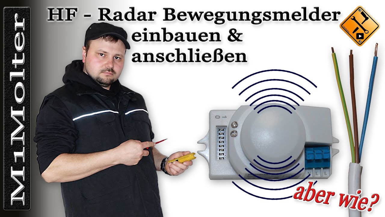 HF Sensor anschließen 