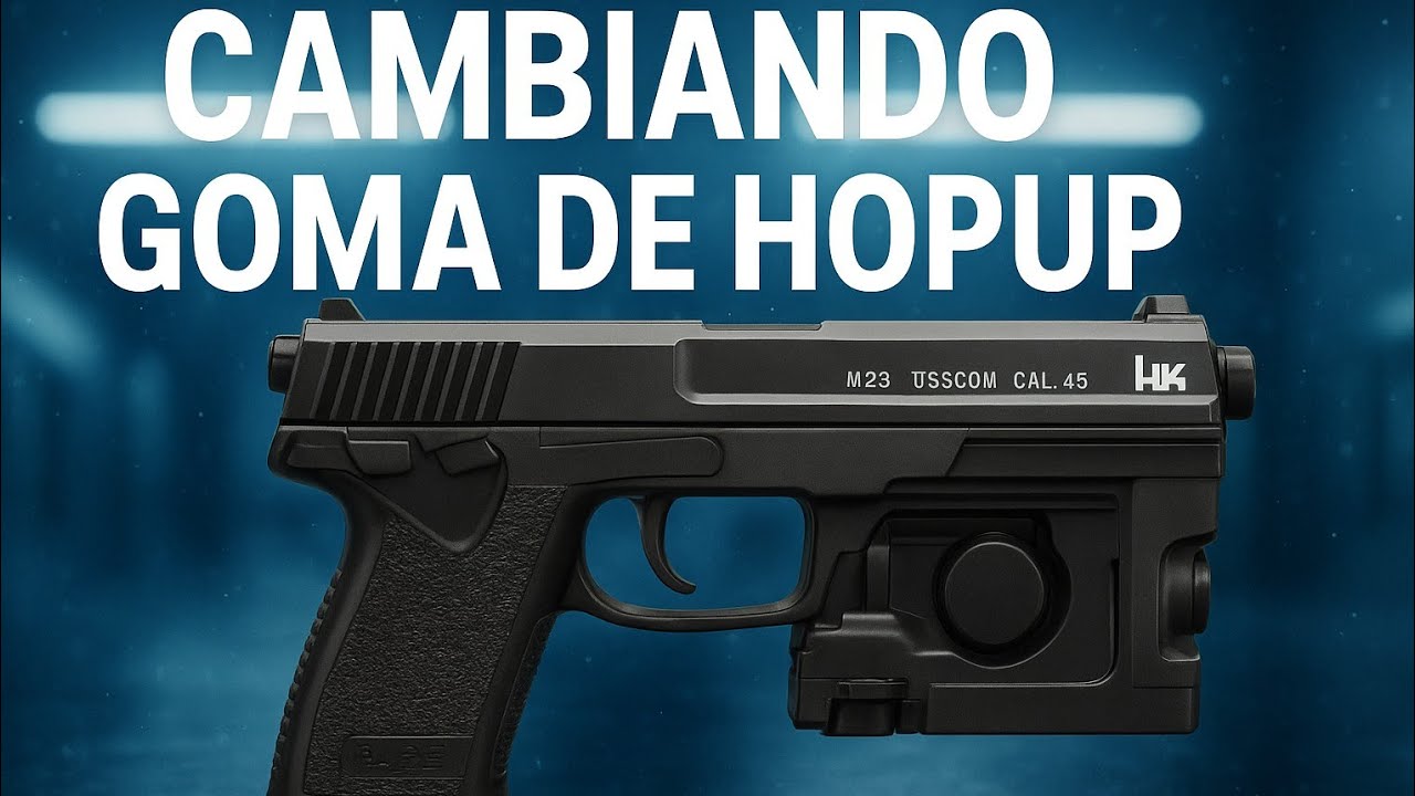Cambiar goma de Hop-Up De Nuestra Socom De Tokyo Marui / #airsoft #tokyomarui #upgrades