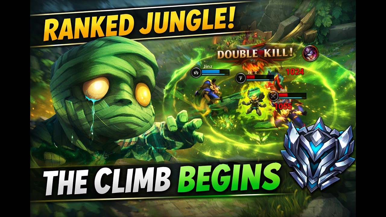 Amumu Jungle Carry?! Ranked Climb Begins | Wild Rift Gameplay #1
