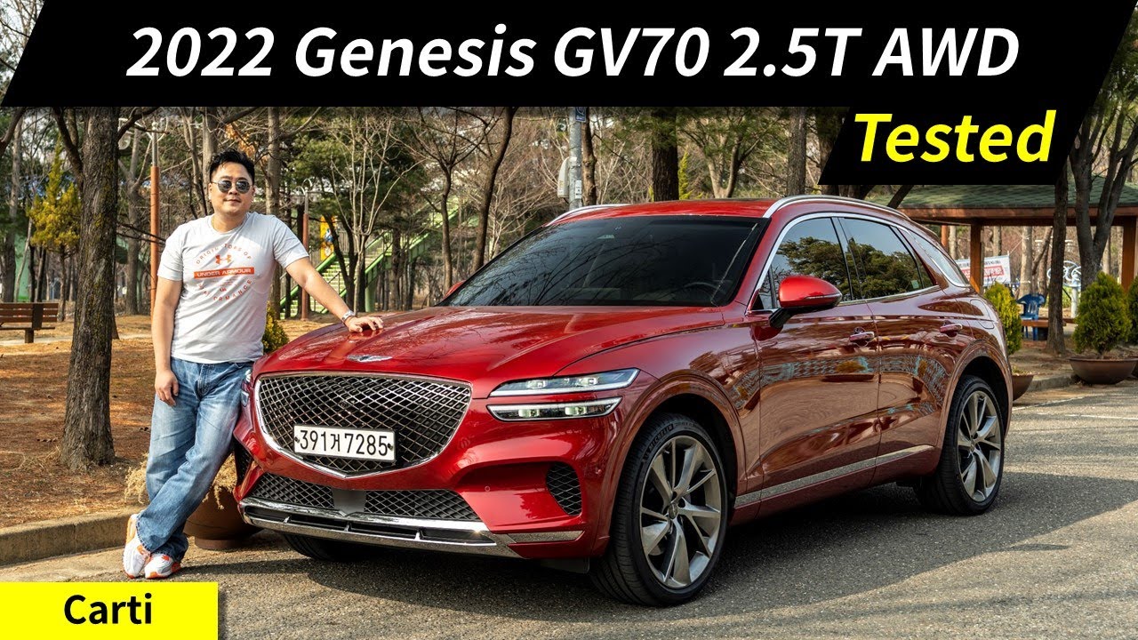 2022 Genesis GV70 2.5T AWD Review - Test Drive and Road Test 'The 2nd Luxury SUV from Genesis'