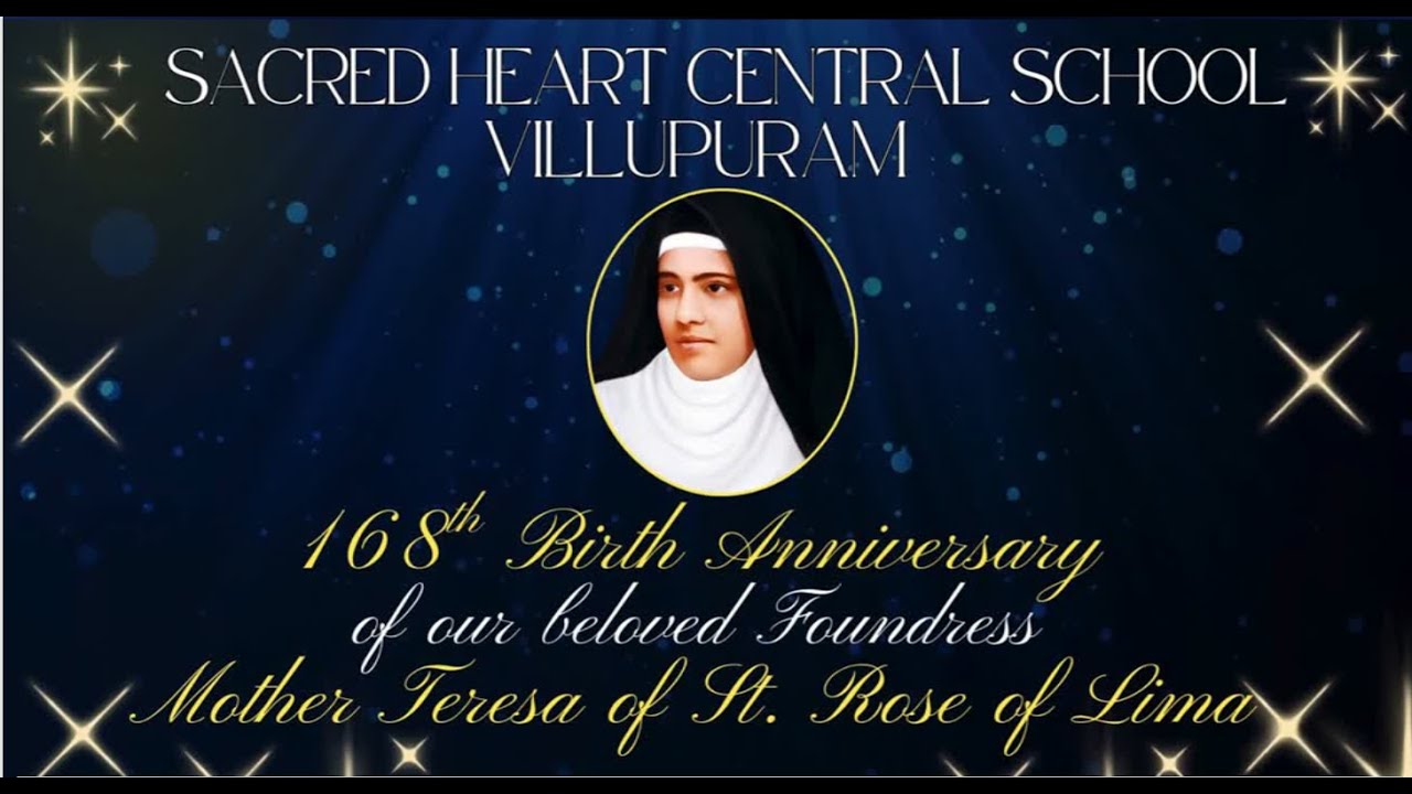 168th Birth Anniversary of our beloved Foundress Mother Teresa of St. Rose of Lima