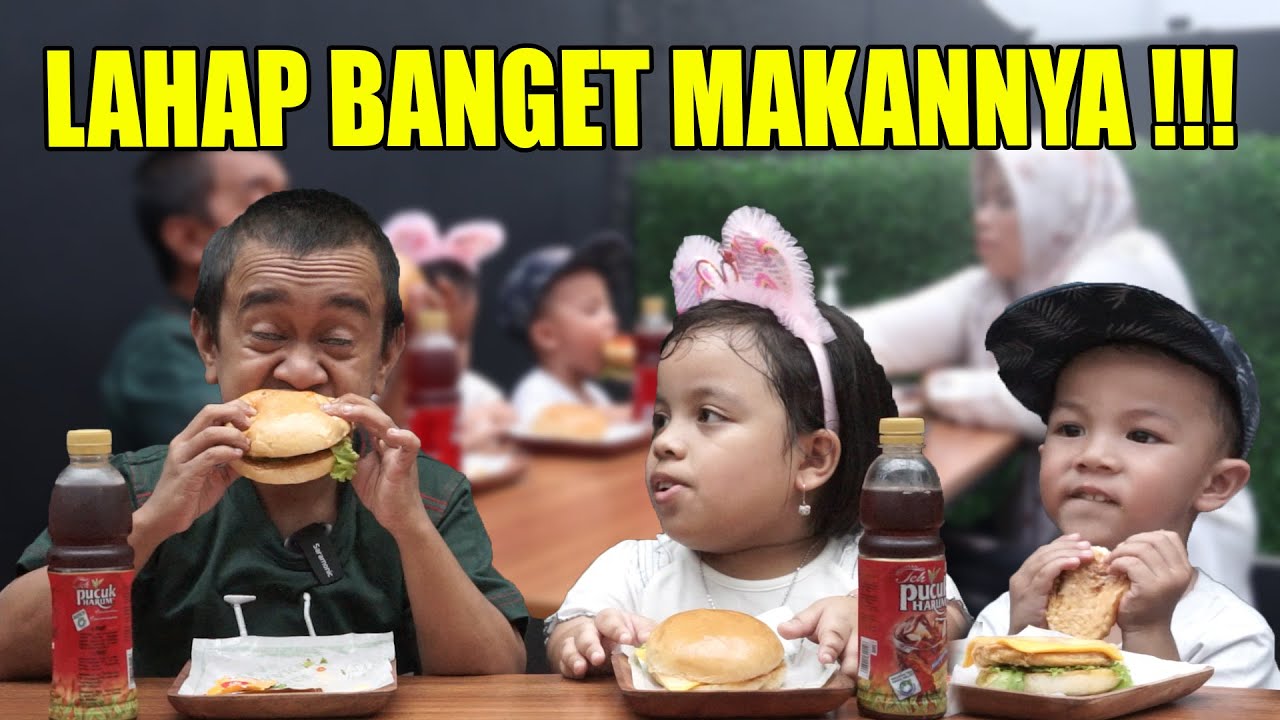 AJAK SI PENCURI INI BELI BAJU BARU SAMA MAKAN BURGER !! TERNYATA SUKA BURGER JUGA YA !!