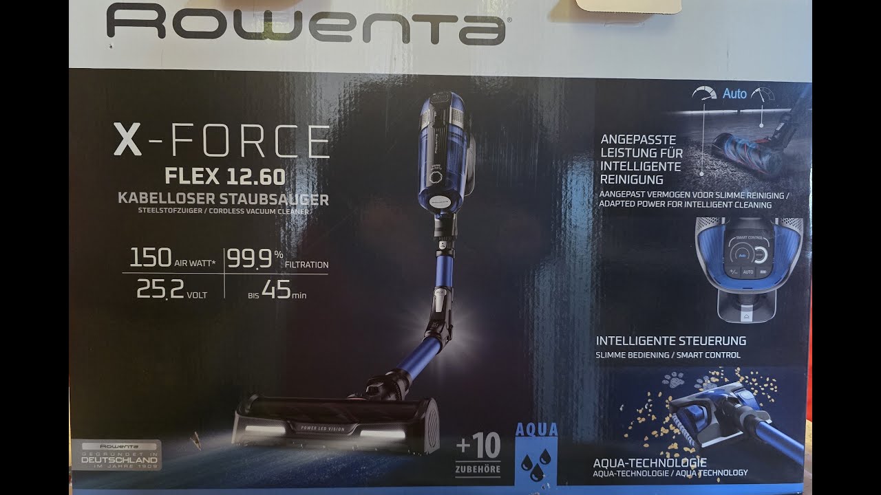 Rowenta X-Force  Flex12.60 porszívó bemutatása