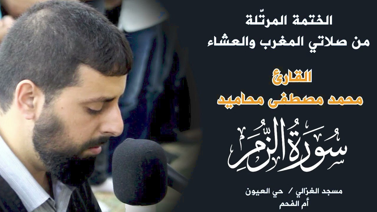 استمع وتدبر: سورة الزمر 📖 الشيخ محمد مصطفى محاميد يرتل باسلوب هادئ ومريح