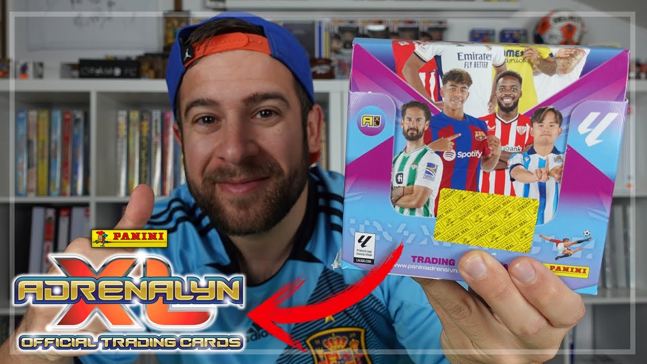 YA ESTÁ AQUÍ!! CAJA de 50 SOBRES de ADRENALYN XL 2023-24 LIGA EA SPORTS! | SALEN BALONES DE ORO