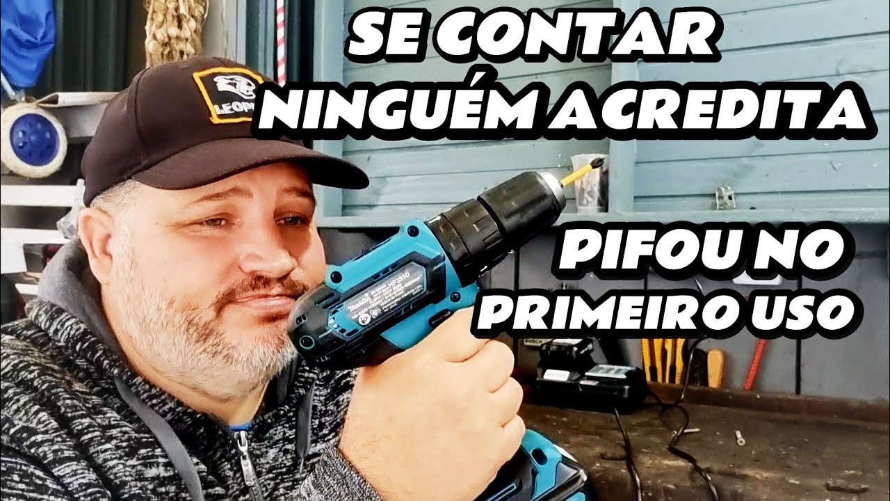 Parafusadeira Makita hp333 Teste Não Acabou Bem
