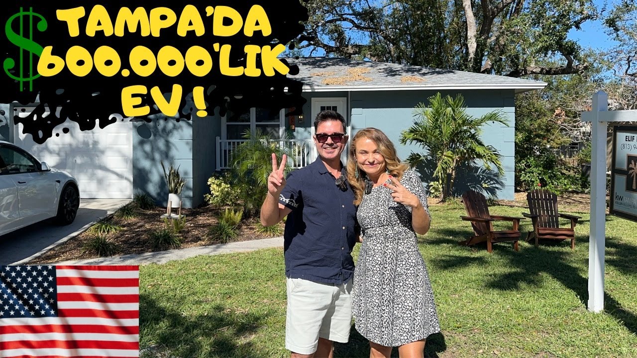 TAMPA'DA $600.000 LIK EV ! | SOUTH TAMPA | FLORIDA