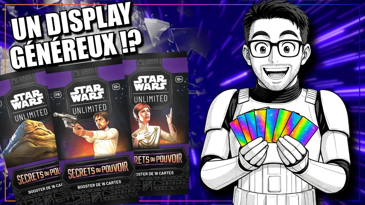 🎉MON RECORD DE CARTES LÉGENDAIRES !??🏆 Display Secrets Du Pouvoirs Star Wars Unlimited | SET 7 FR