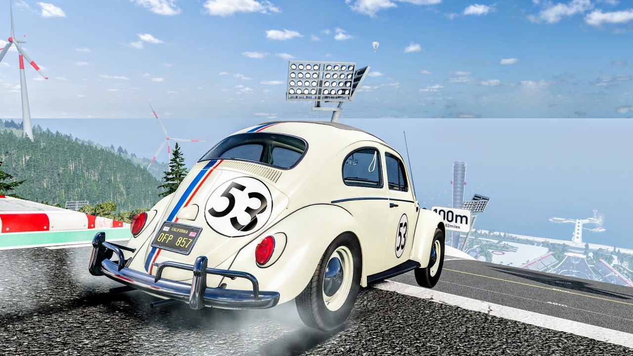 Big Ramp Car Jumps #8 – BeamNG Drive | CrashBoomPunk