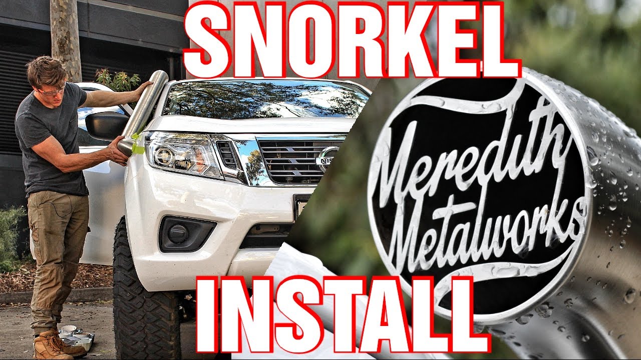 Stainless Steel Snorkel Install | NP300 Navara | + Promo Code #ShedSessions #NP300