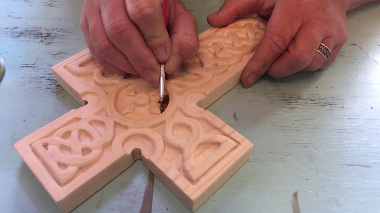 Celtic Cross Carving