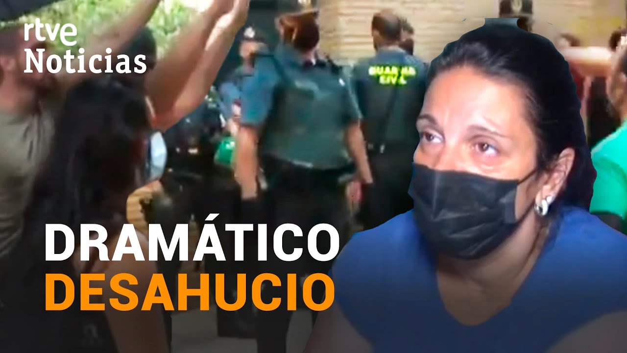 TENSIÓN en el DESAHUCIO de una madre y sus CUATRO HIJOS en Mairena del Aljarafe, SEVILLA | RTVE