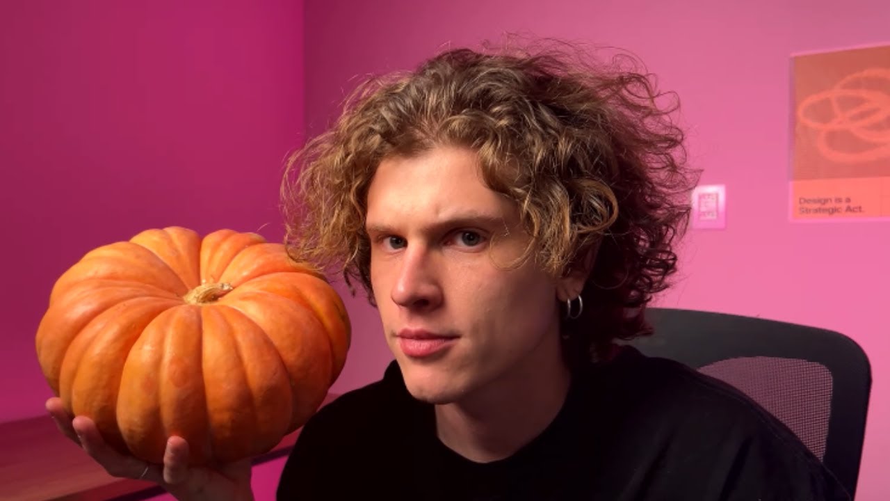 decorando uma abóbora + batendo papo 🎃💬