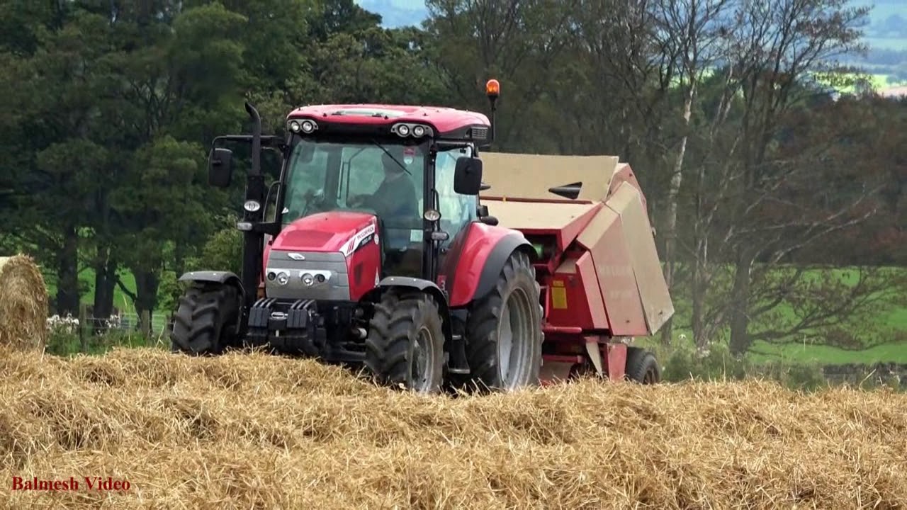 Harvest-Time and Baling the Straw.