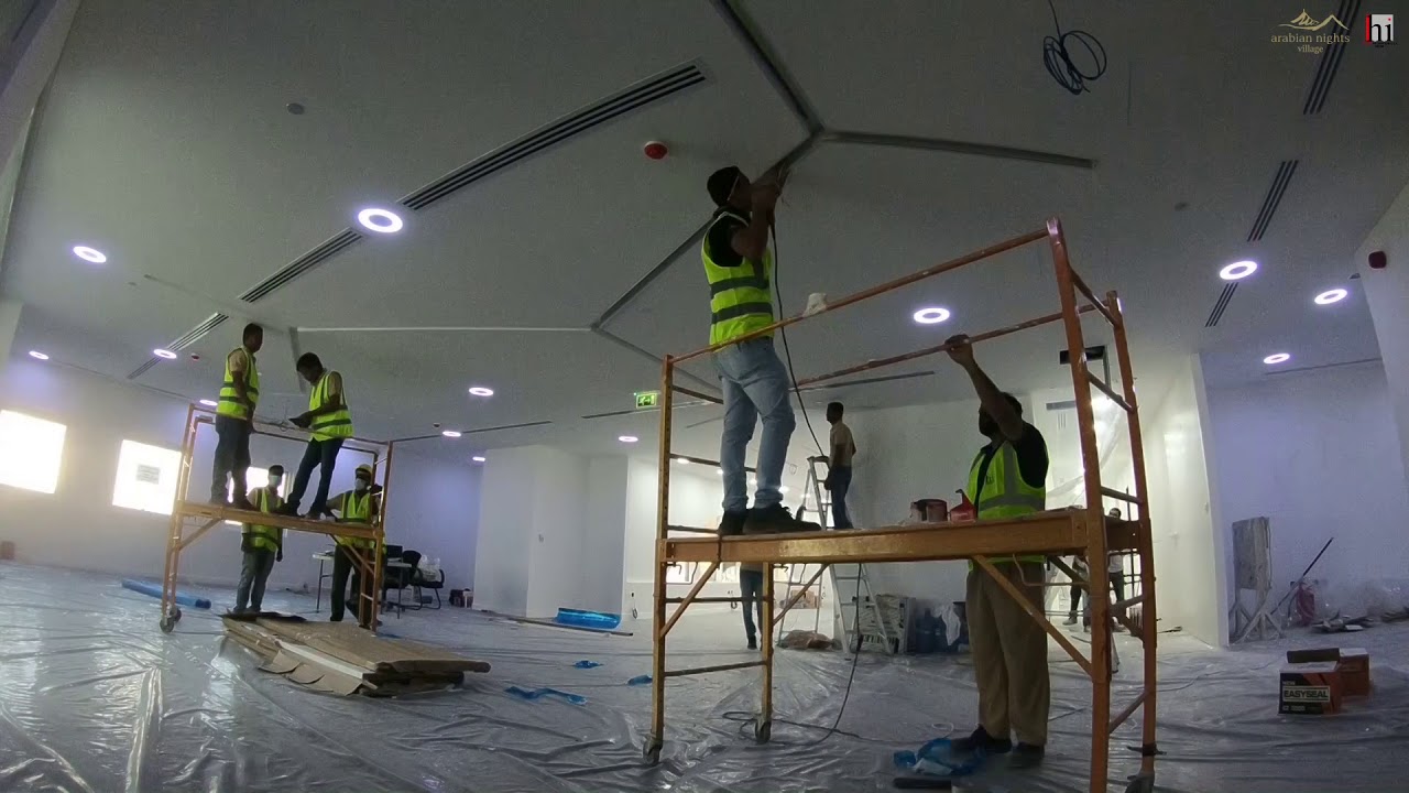 Time Lapse - Arabian Night ( Fit out works done by Hyssna International LLC - Abudhabi )