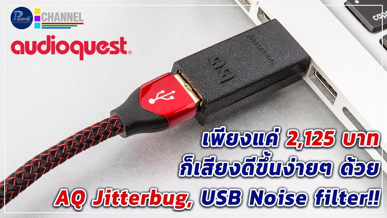 เพียงแค่ 2,125 บาท ก็เสียงดีขึ้นง่ายๆ ด้วย AQ Jitterbug, USB Noise filter!!