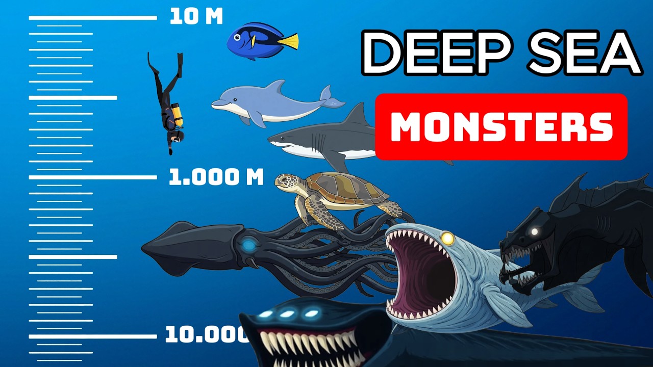 Deep Sea Monsters and the Mysterious Places They Live Part1 #seamonster