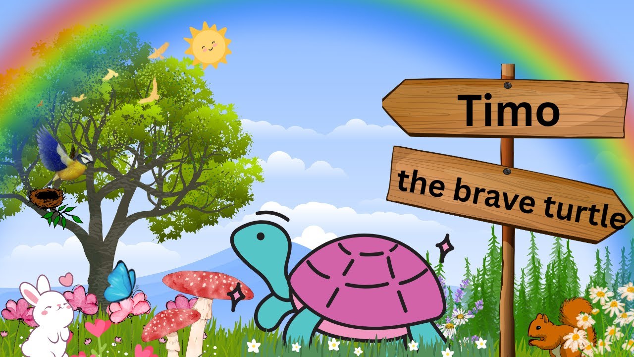 🐢Timo the Brave Turtle | Kids Story with Moral #bedtimestories #kids #kidsvideo#kidssongs#animation