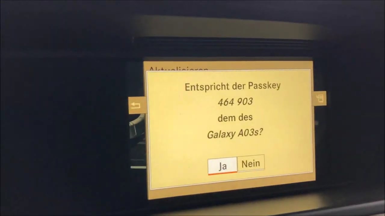 Mercedes Benz 2011 C/E-Klasse Radio Comand Bluetooth mit Handy koppeln -Musik  über Lautsprecher