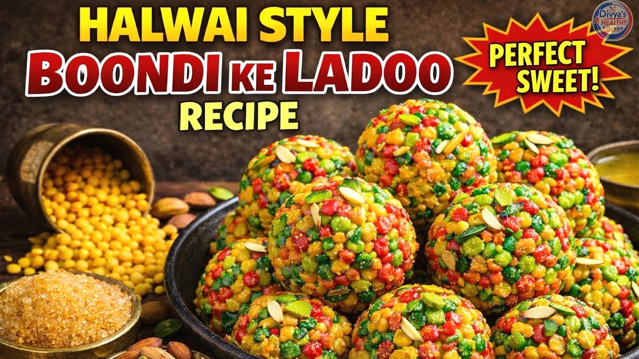 Halwai Style Boondi Laddu at Home | Simple trick to make Bundi Laddu at home | Boondi Ladoo Recipe