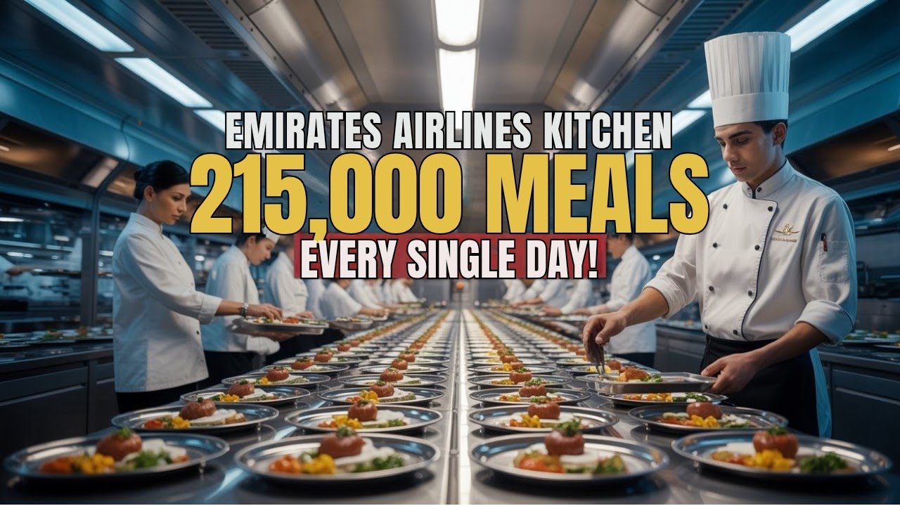 Behind The Scenes: How Emirates Airlines Prepares 215,000 Delicious In-Flight Meals Daily!