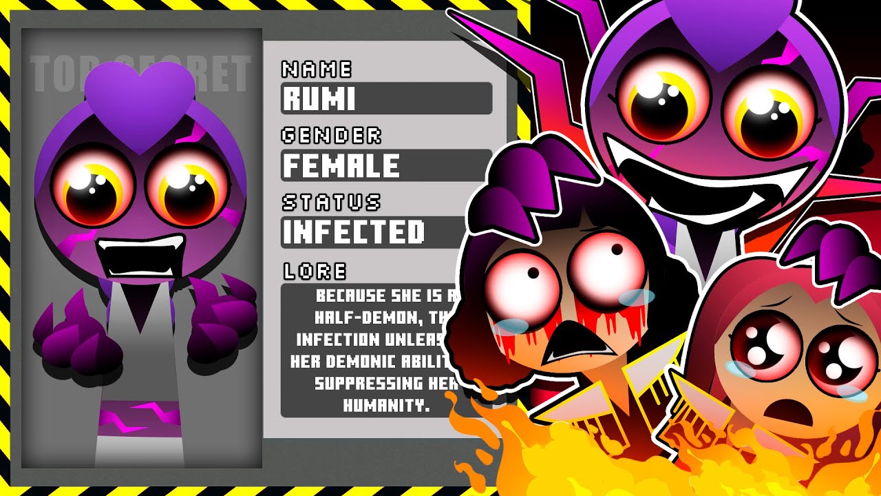 Sprunki - THE SCARLET SUN BUT ALL INFECTED | Phase 6 | All Description | LORE | NEW MOD