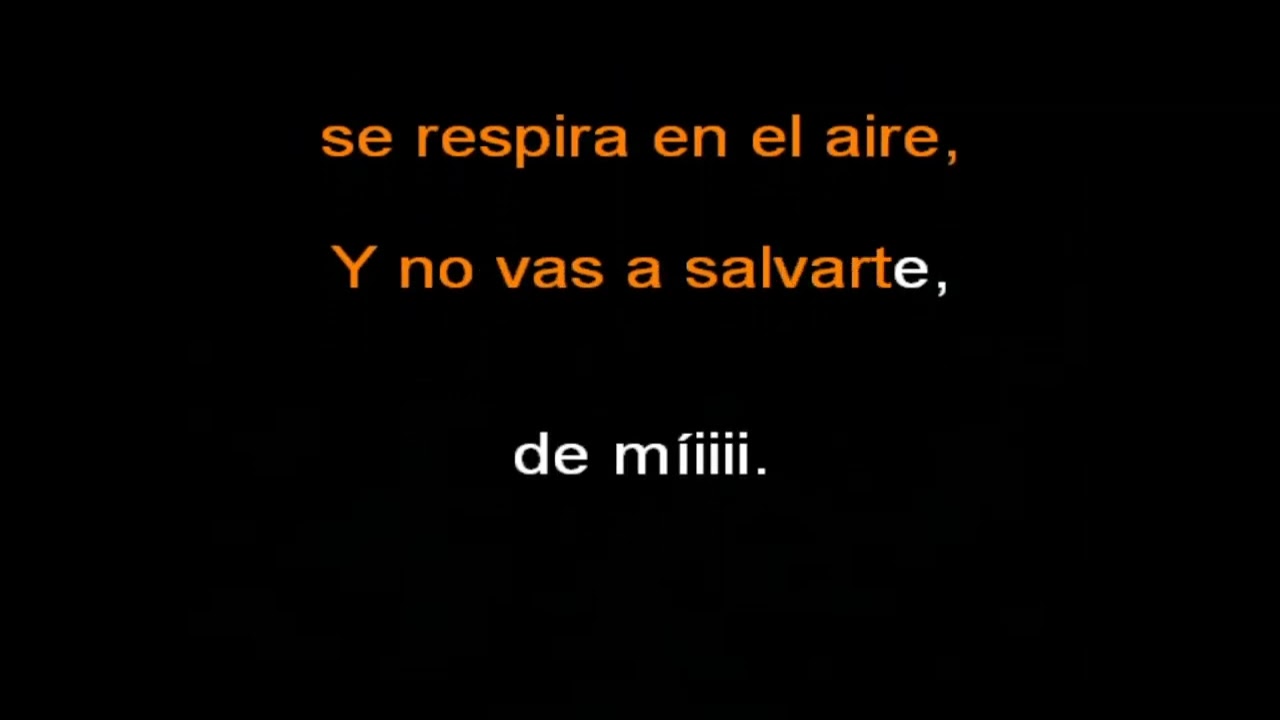 Karaoke tentación de Sandro 