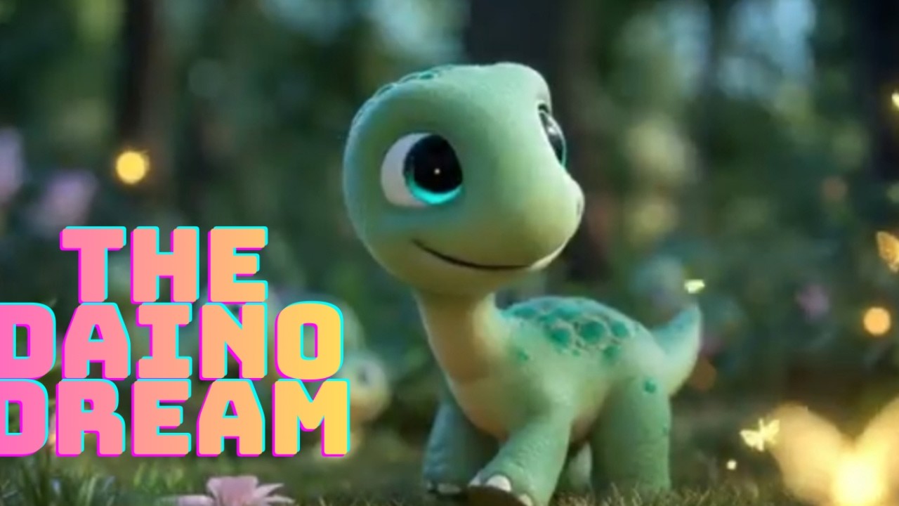 Dino and the Magical Moonlight Dream | Sweet Bedtime Story for Kids