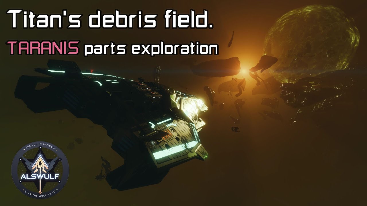 Elite Dangerous | Titan's debris fiels. Taranis parts exploration