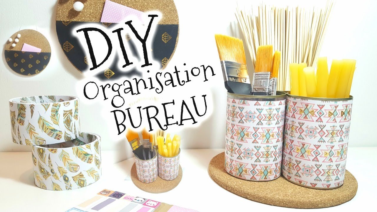 3 DIY ORGANISATION BUREAU POUR LA RENTRÉE