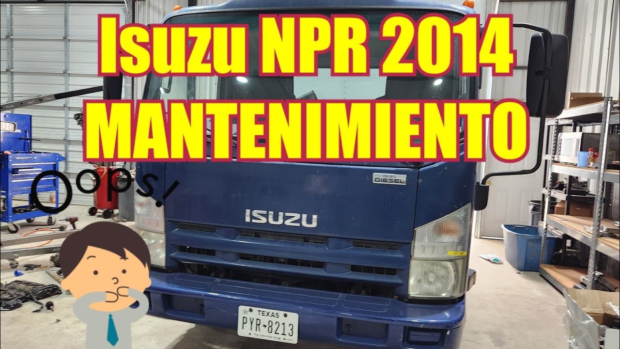 🔴2014 ISUZU NPR HD Como resetar luz de Mantenimiento filtros Diesel y De aceite De motor Tips🧑‍🔧⛽️