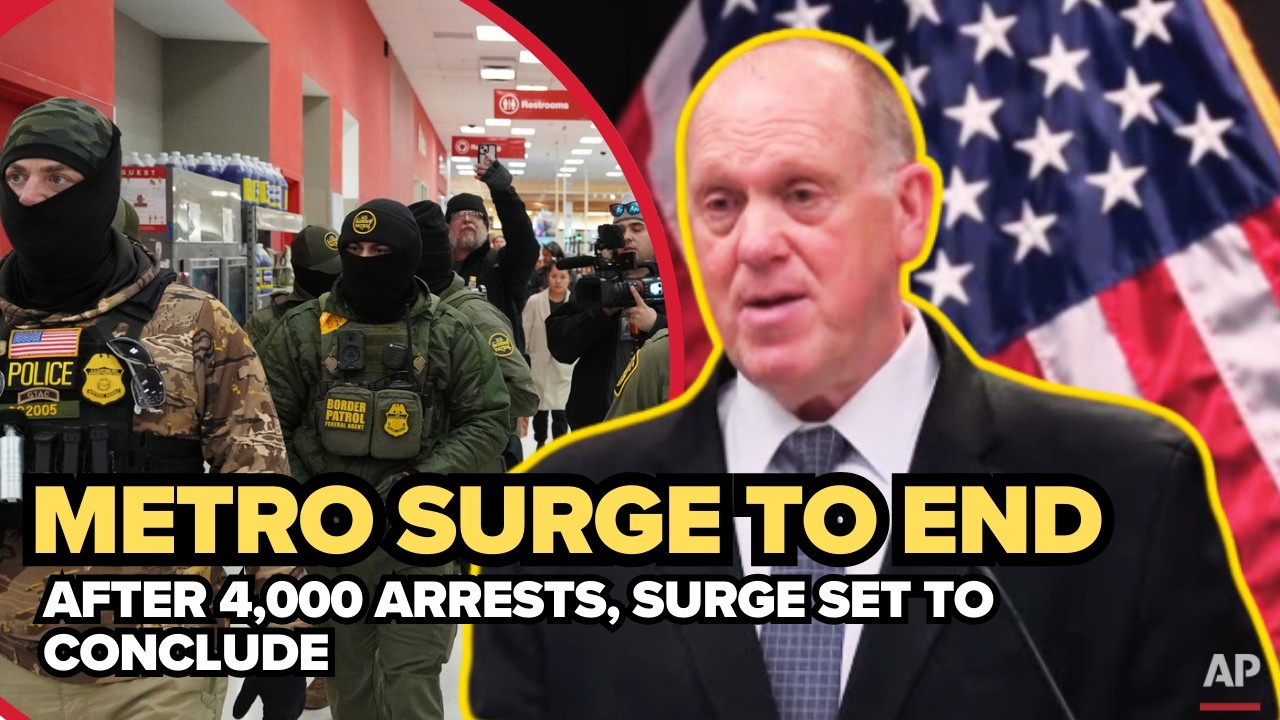 WATCH: Border czar speaks on Operation Metro Surge