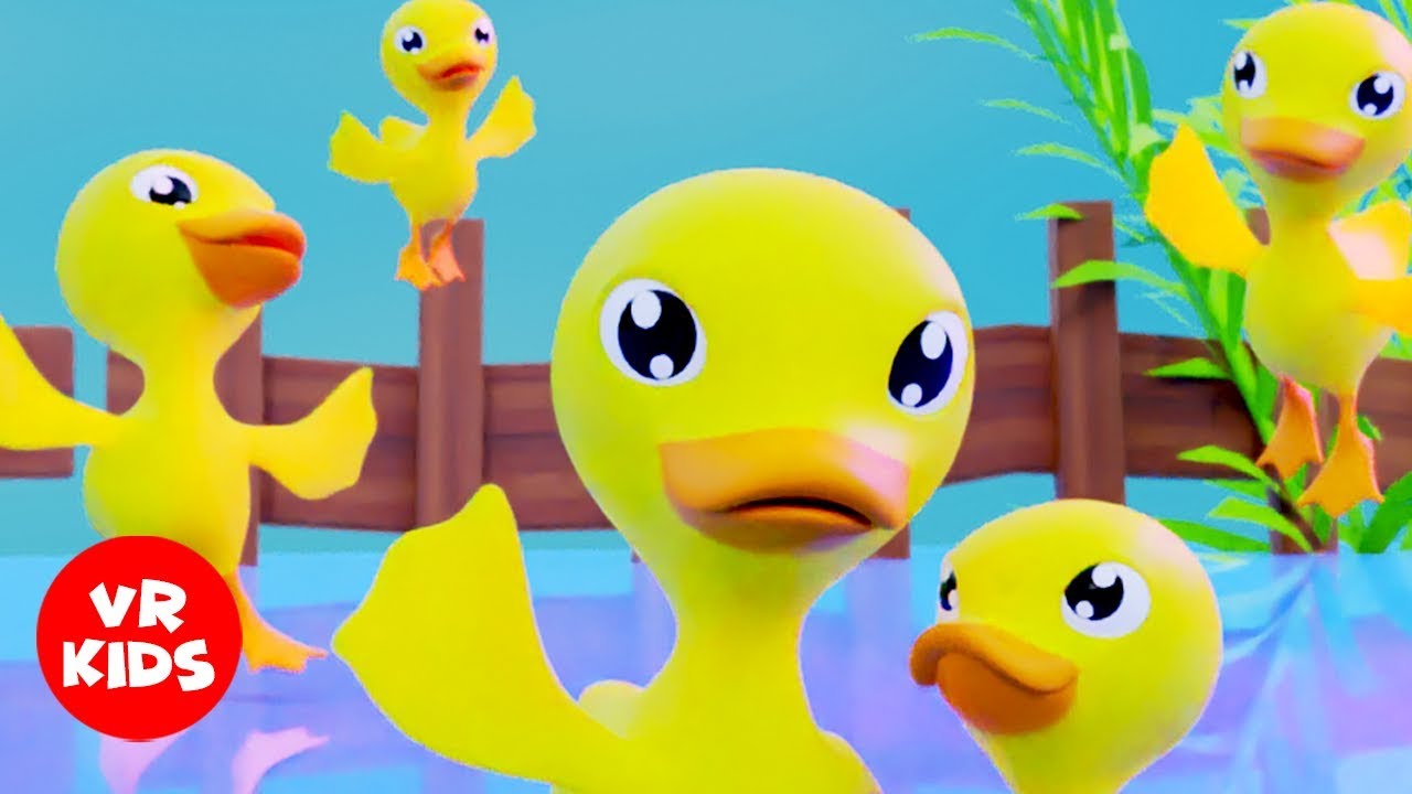 The duck song | five little ducks | Nursery Rhymes & Kids Songs | Cocomelon | Dave and Ava | VR KIDS
