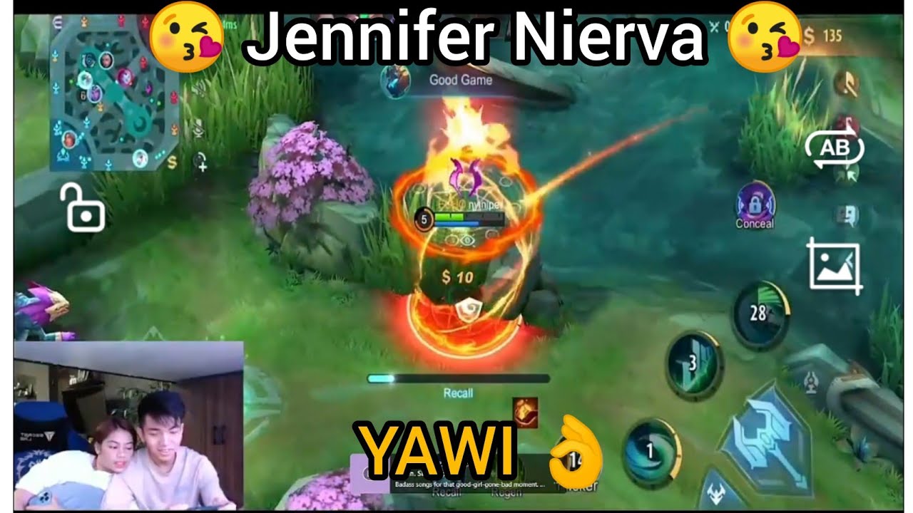 YAWI at Jennifer Nierva Maganda Talaga Mag laro kapag may Kasama kang JOWA 😘😘😍