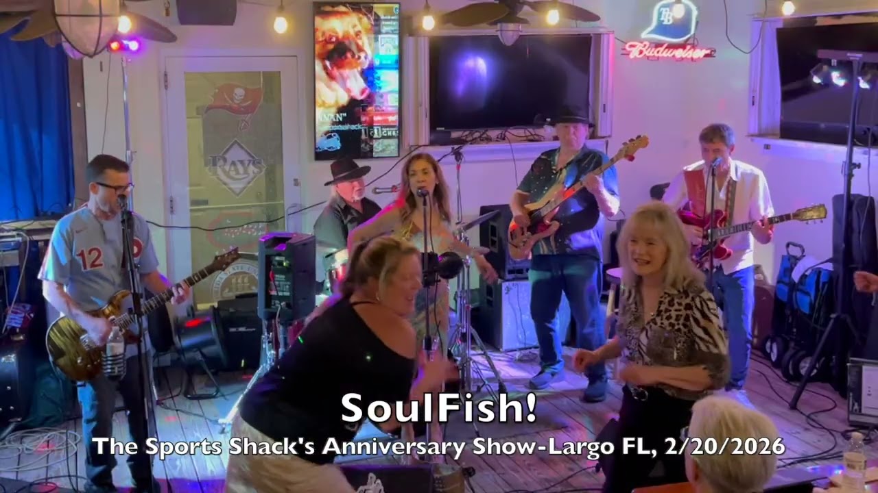Highlights of SoulFish’s performance at the Sports Shack’s anniversary weekend celebration-2/20/2026