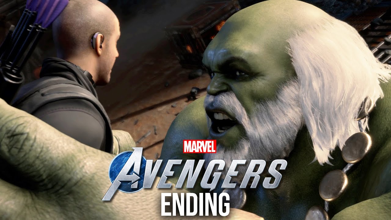 MARVEL'S AVENGERS HAWKEYE DLC ENDING Gameplay Walkthrough - HAWKEYE vs MAESTRO (Hulk)