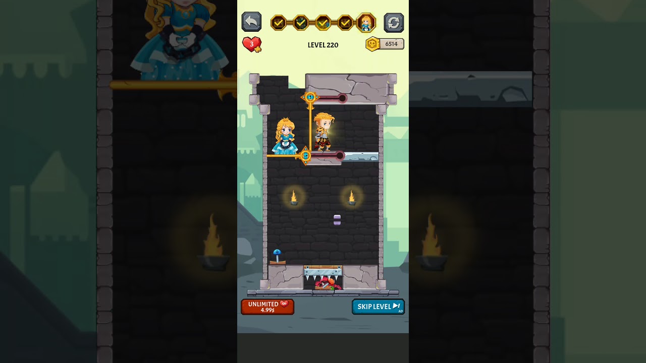 How to Loot - Pin Pull & Hero Rescue / Level 220 / Solution / Azura Global / Android iOS