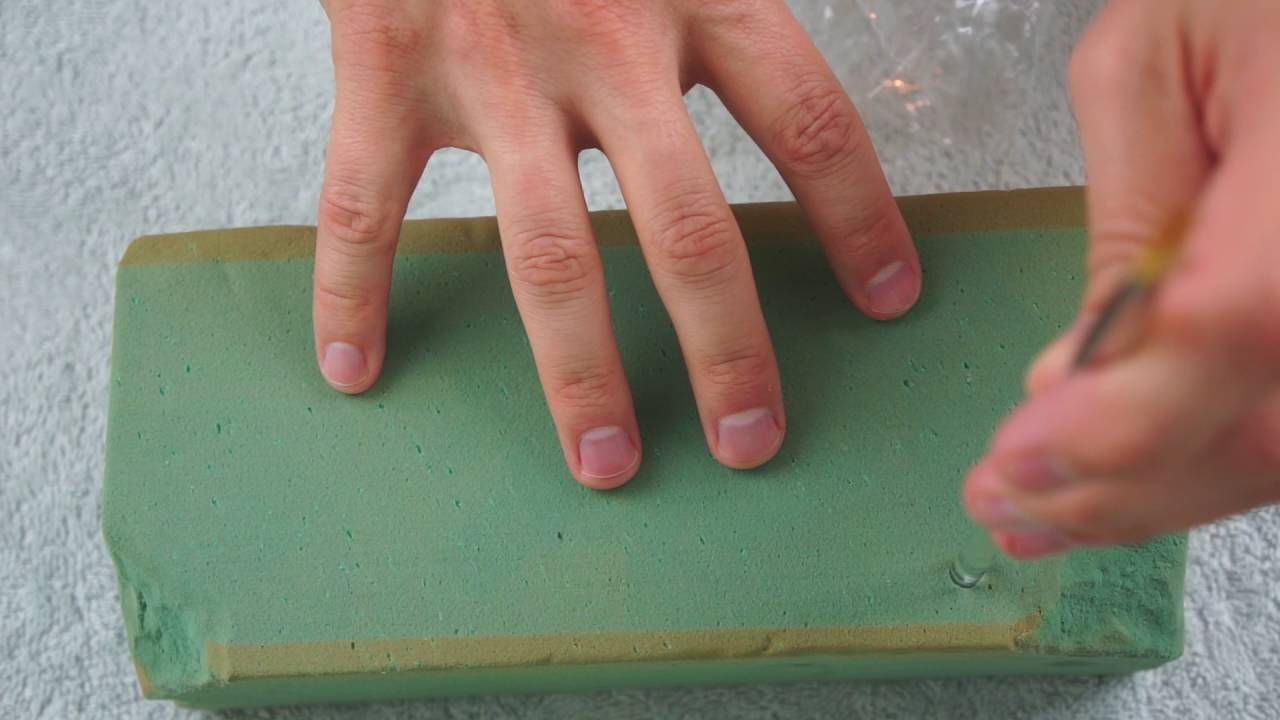 Pure ASMR - Floral Foam - Close Up Sound
