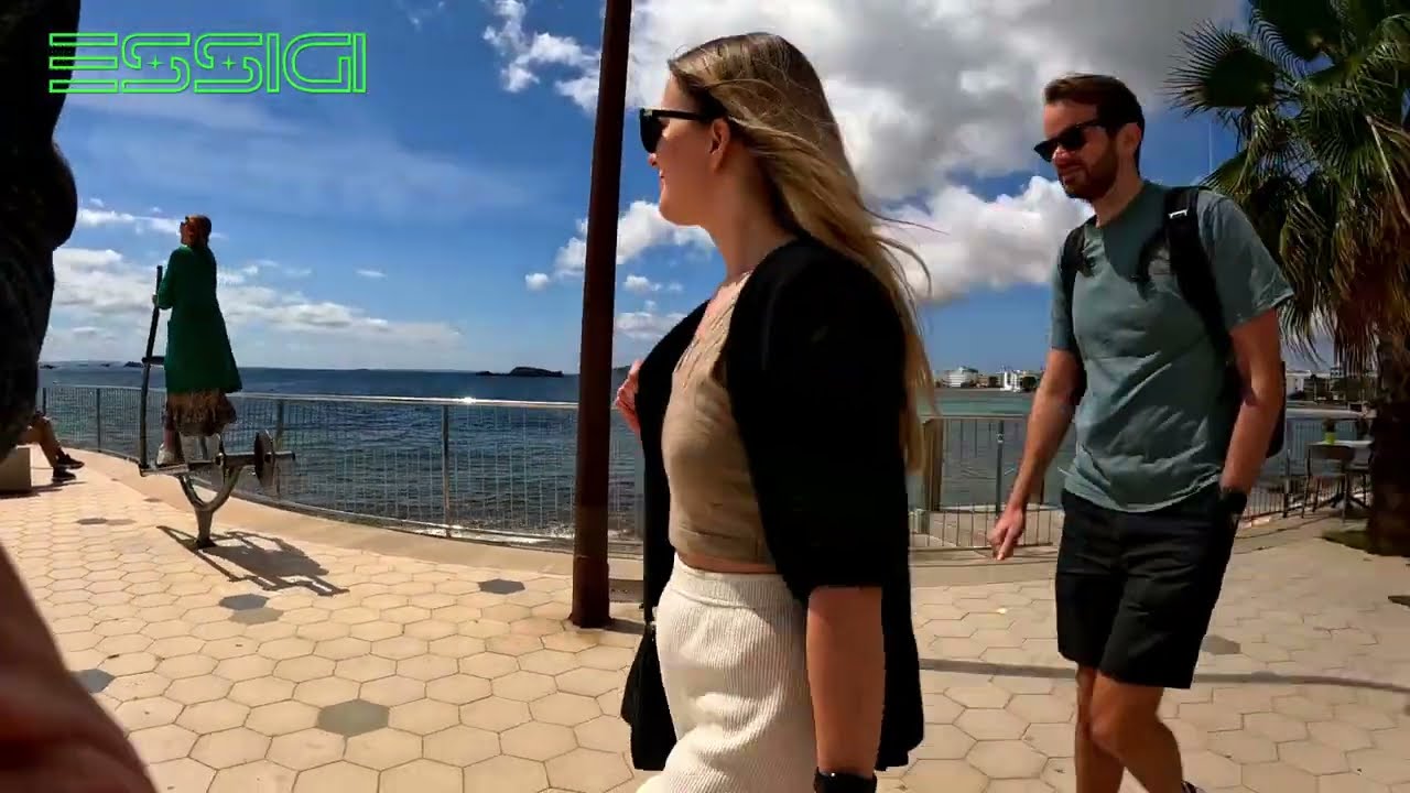 VLOG: From Figueretes to Playa Den Bossa, walking tour / Ushuaia Ibiza at final - April 2024