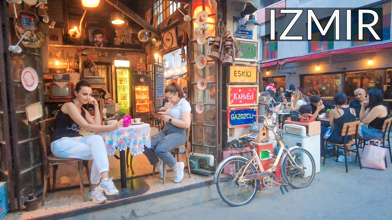 A Journey to İzmir: Explore Alsancak Life - Spring 2024 - 4K Walk