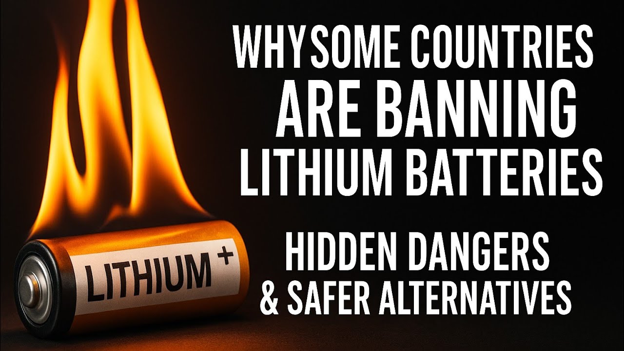 Why Some Countries Are Banning Lithium Batteries | Hidden Dangers & Safer Alternatives #BatteryFires