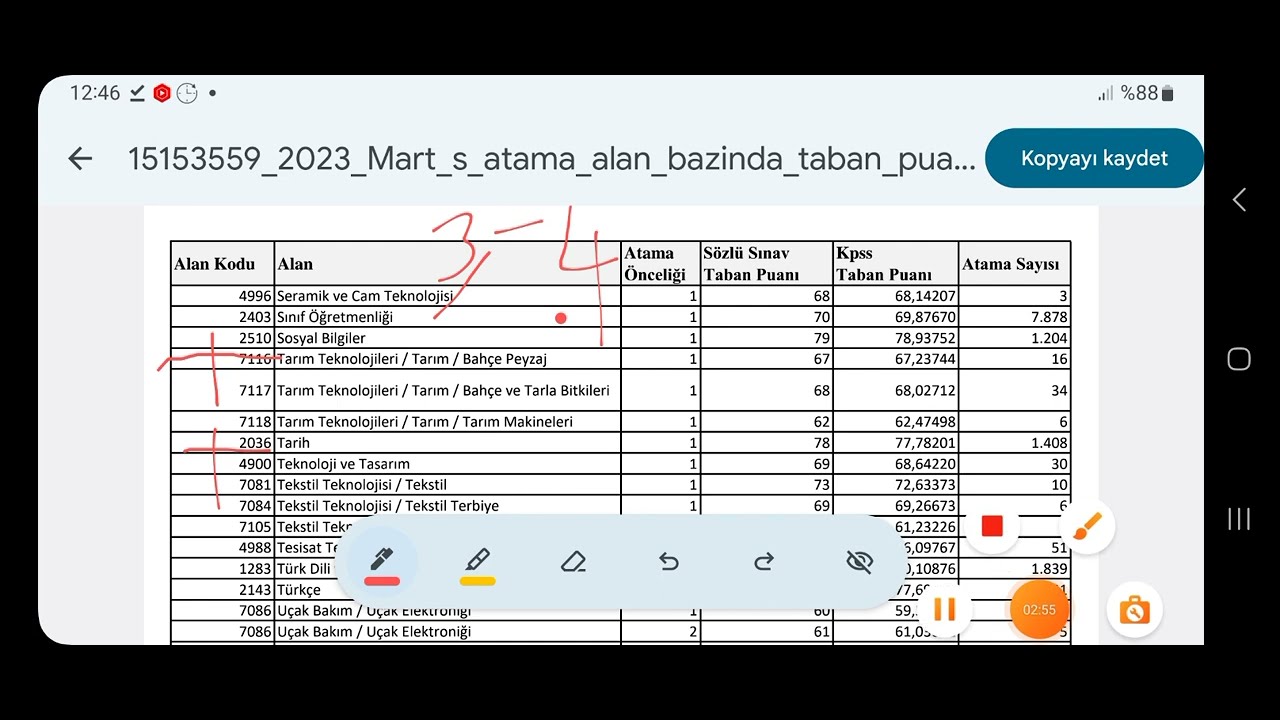 Bu Branşlarda Artış Olabilir ! Toplam Kontenjan Azalacak !