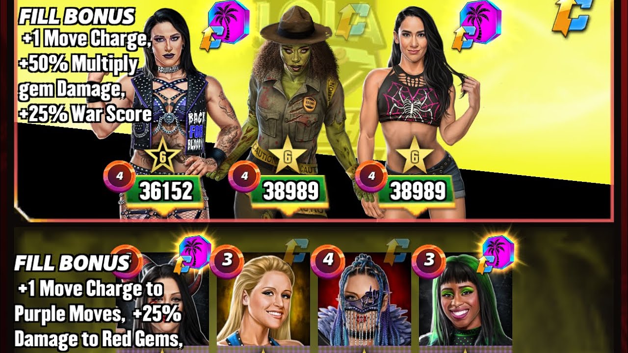 WWE Champions Sol Over All Flash Feud Gameplay #wwechampions #scopely #team2bob 